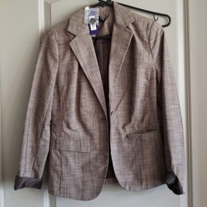 brown blazer